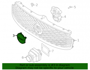 Эмблема решетки радиатора grill Volvo XC90 25-26 тип 2