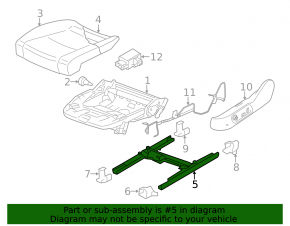 Моторчик регулировки водительского сиденья VW CC 08-17