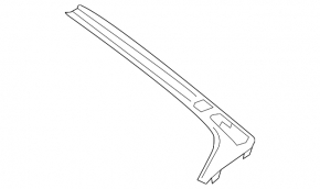 Накладка центральной консоли Audi A5 F5 18-25 aluminum trimaran, с карманом, тычки, сломано крепление