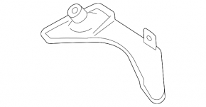 Крепление распорок передних стаканов BMW X5 F15 14-18 N55