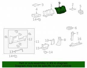 Satellite control module Lexus LS460 07-12