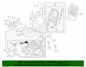 Occupant Sensor Kia Sorento 16-20