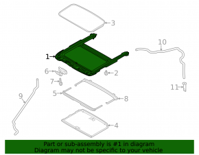 Mecanismul de deschidere a portbagajului pentru Ford Focus mk3 11-18