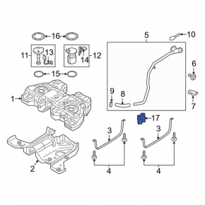 FUEL PUMP COMPUTER CONTROL MODULE Ford Edge 19-24