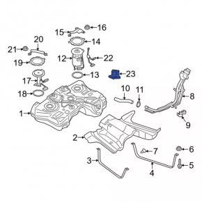 FUEL PUMP COMPUTER CONTROL MODULE Ford Edge 19-24