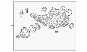 Задний дифференциал редуктор Ford Escape MK4 20-26