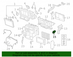 Актуатор моторчик привод печки Audi A4 B9 17-25