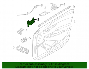 Ручка двери внутренняя передняя левая Kia EV6 22-26