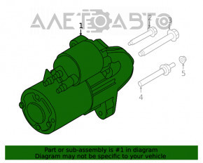 Стартер Ford Fusion mk5 13-20 1.5T 1.6T повреждение водой