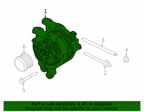Генератор Ford Fusion mk5 13-20 1.5T 1.6T