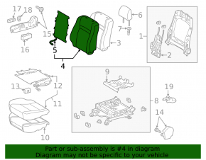 Пассажирское сидение Toyota Camry v50 12-14 usa без airbag, механическое, ткань серое, под химчистку