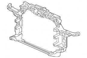 Телевизор панель радиатора Honda CRV 20-22 hybrid