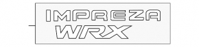 Эмблема надпись IMPREZA WRX двери багажника Subaru Impreza WRX GH 08-14 5d