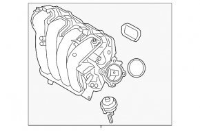 Коллектор впускной Hyundai Elantra 21-26 2.0
