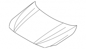 Capotă neagră BMW 2 F44 20-24 aluminiu