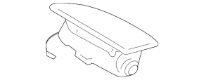Подушка безопасности airbag пассажирская в торпеде Toyota Highlander 01-07