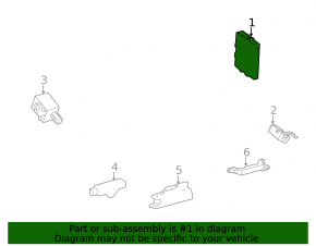 COMPUTER ASSY, SMART KEY Lexus CT200h 11-13