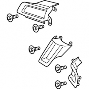 Capac volan cromat Ford Mustang mk6 15-23, zgârieturi, lipit