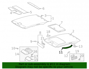 Ручка потолка передняя Lexus IS200 IS300 99-05