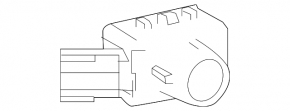 Парктроник переднего бампера внешний Lexus RX350 RX450h 16-19
