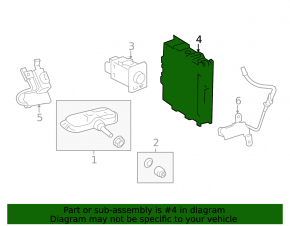 Tire Pressure Control Lexus ES300h ES350 13-18
