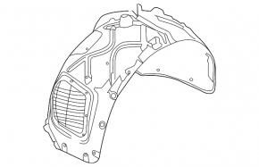 Bara de protecție față stânga Porsche Cayenne 958 11-14
