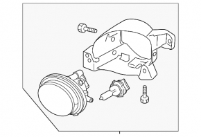 Противотуманная фара птф правая Mazda3 MPS 12-13 DEPO