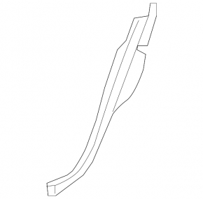Накладка двери внутренняя задняя задняя правая Lexus LS460 LS600h 07-09 беж