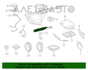 GPS Navigation Control Module Toyota Camry v70 18-20