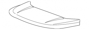 Капот голый Ford Edge 15-18, графит J7, тычка