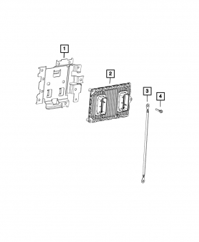 Блок ECU компьютер двигателя с ключем Dodge Dart 13-15 2.0 с TCM 68258733AB, с IGNITION MODULE 56046803AK