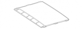 Шторка люка Mercedes W167 GLE 350 450 20-26 черная