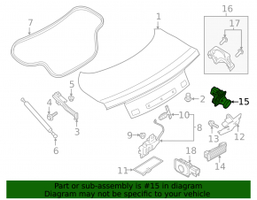 Камера заднего вида Ford Mustang mk6 15-23