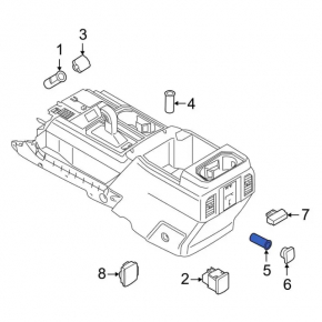 USB Hub Ford Mustang Mach-E 21-26 задний