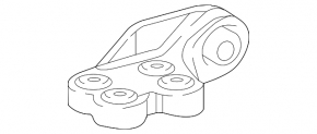 Кронштейн акпп левый Toyota Prius 50 16-22