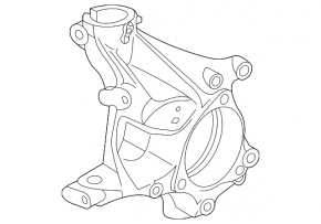 Цапфа передняя левая Volkswagen ID.4 23-26 RWD