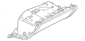 Перчаточный ящик, бардачок Audi A6 C7 12-15 дорест черн