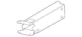 Клык верхнего усилителя переднего бампера правый BMW 2 F44 20-24