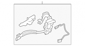 Замок двери передней левой Hyundai Veloster 12-17