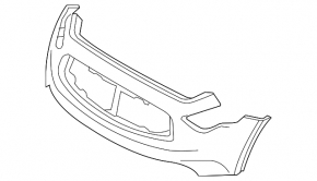 Bara față neperforată pentru Infiniti FX35 09-11