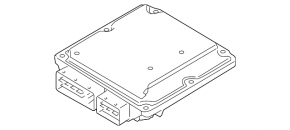 Блок ECU компьютер двигателя VW Tiguan 12-10 FWD