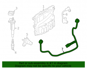Датчик детонации BMW X3 F25 13-17 2.0T