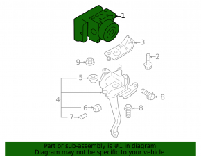 ABS АБС Subaru Outback 20-22