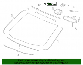 Датчик дождя Honda Accord 13-17
