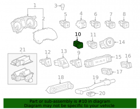 Кнопка подогрева руля Toyota Rav4 19-24