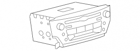 CD-changer, Радио, Магнитофон, Панель Lexus IS250 IS350 06-08 царапины