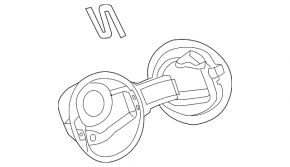 Лючок бензобака VW Beetle 12-19