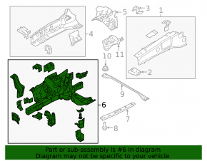 Spar cu sticla stanga Ford Explorer 16-19