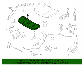 Изоляция капота Kia Sorento 21-26 HEV, PHEV