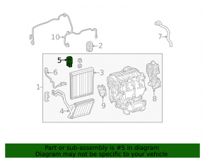 Ventilatorul de încălzire al aerului condiționat al Toyota Camry v40